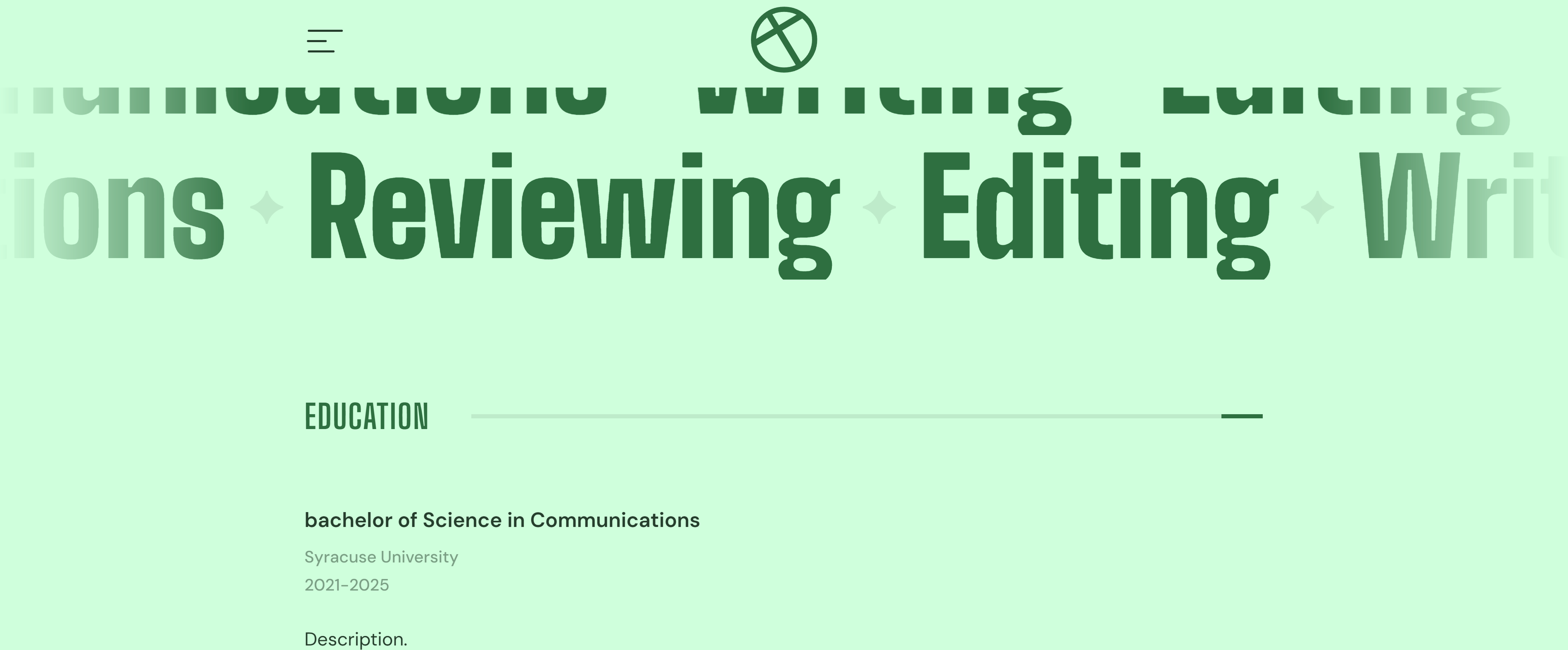 Owen Tindall Portfolio Website screenshot 3