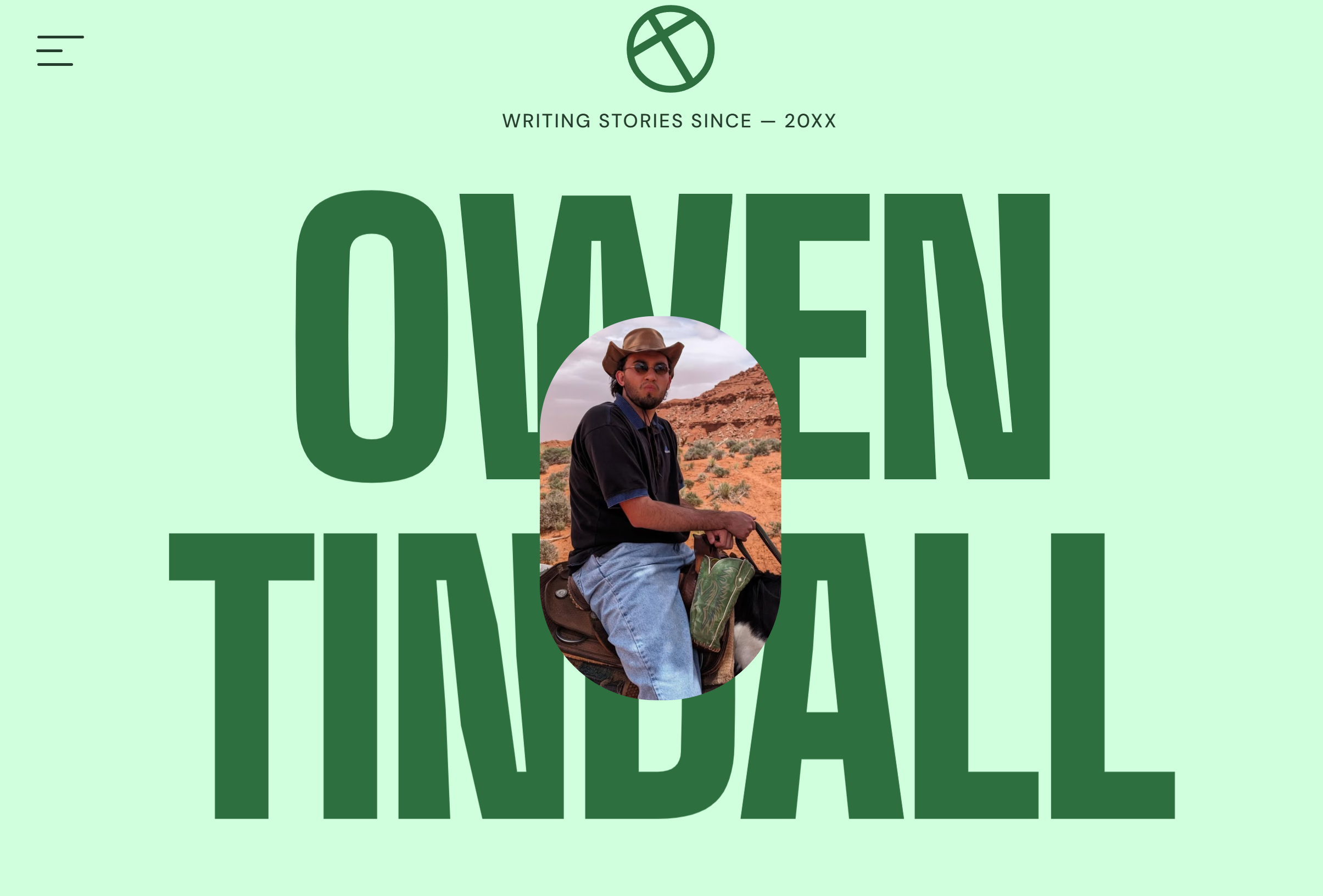 Featured project: Owen Tindall Portfolio Website. Category: websites.
